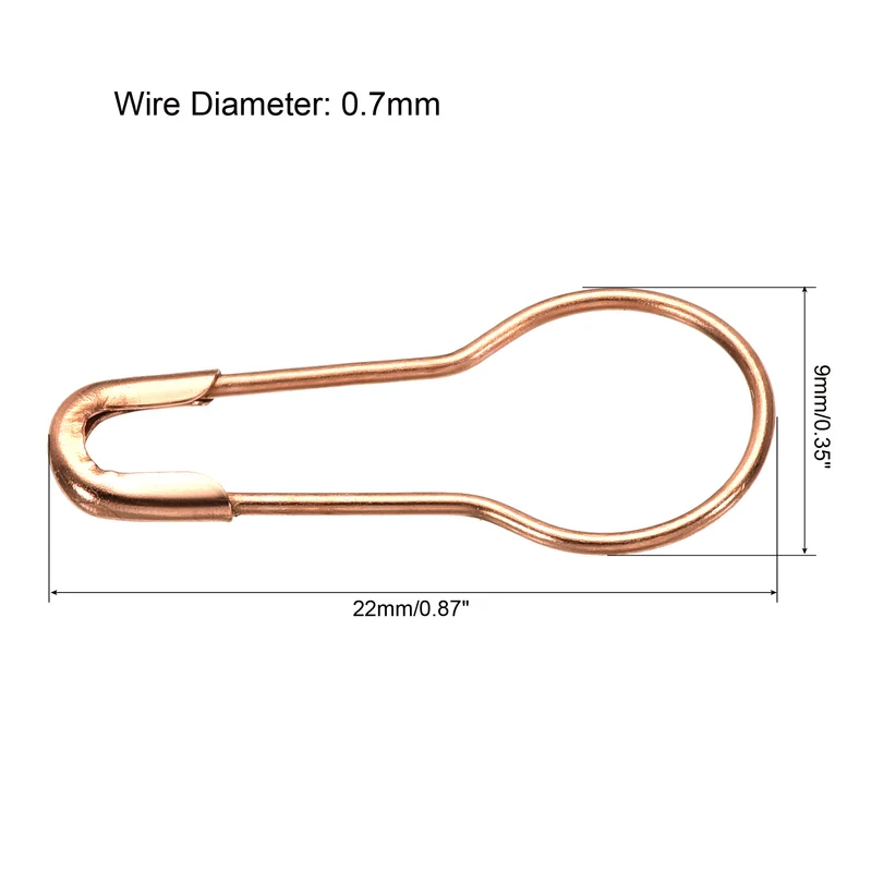 Bulb Safety Pins Gourd Metal Sewing Pins