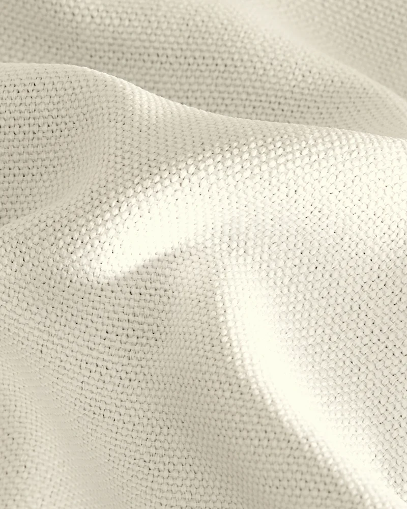 Zoe Linen Look Custom Cafe Curtain
