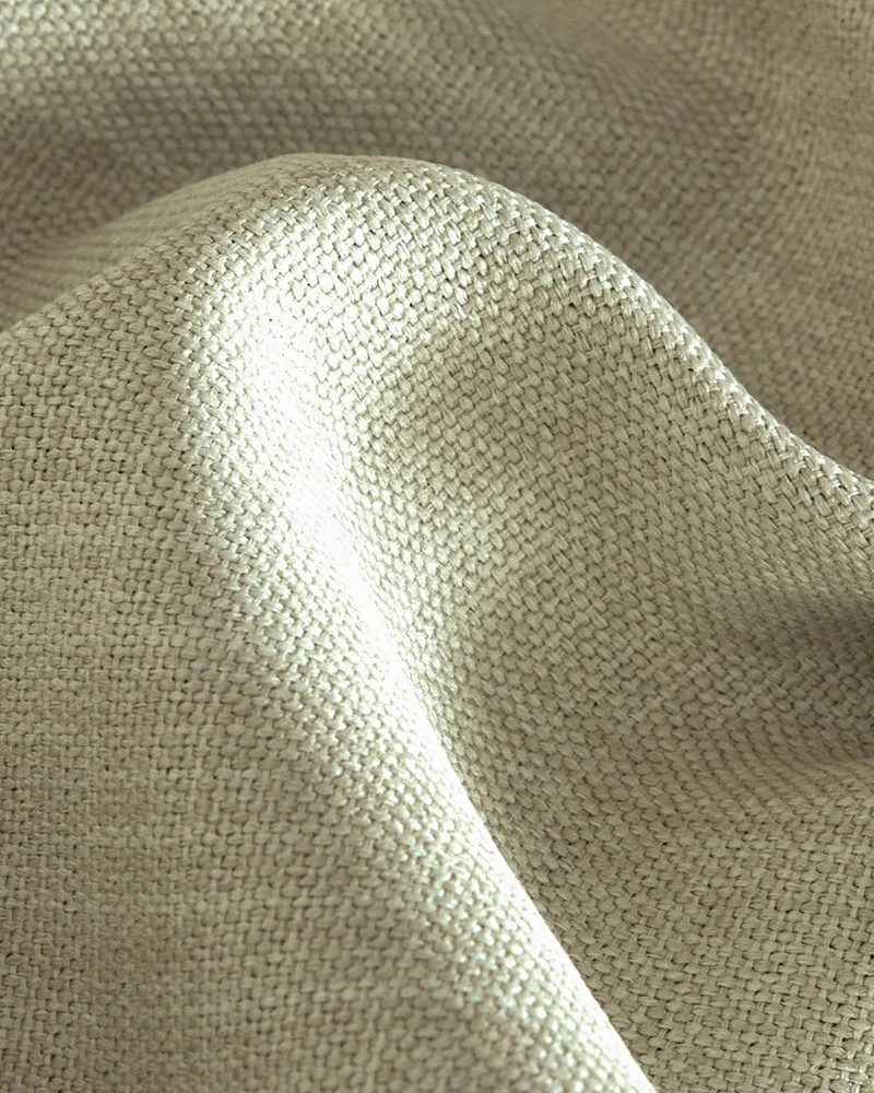 Zoe Linen Look Soft Custom Curtain