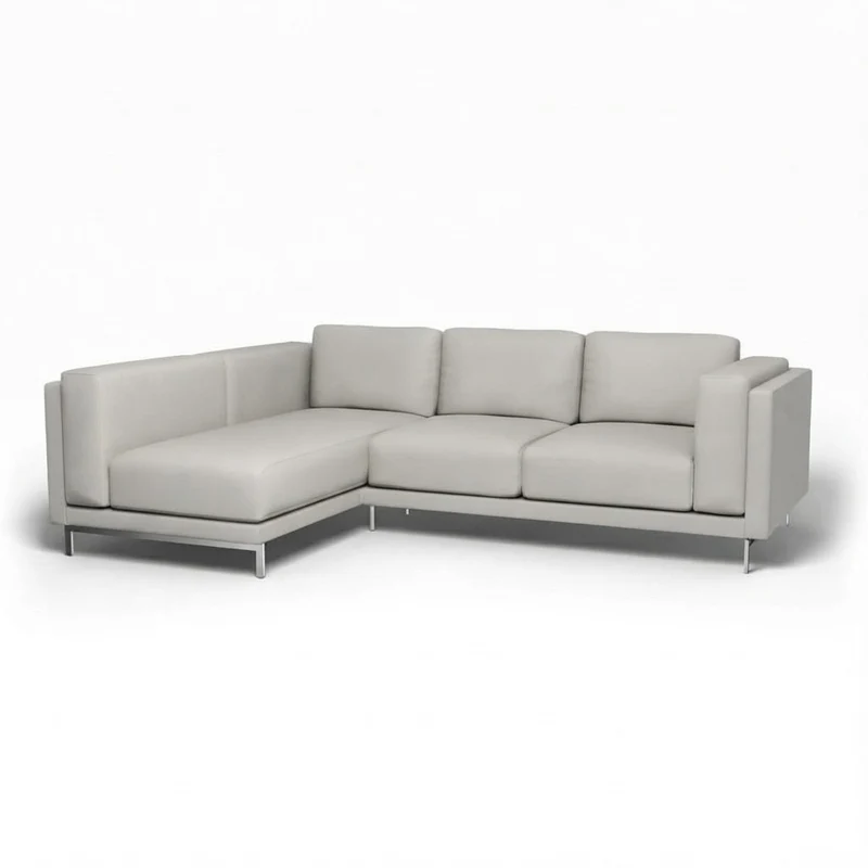 Nockeby 3-zits hoes met chaise longue links
