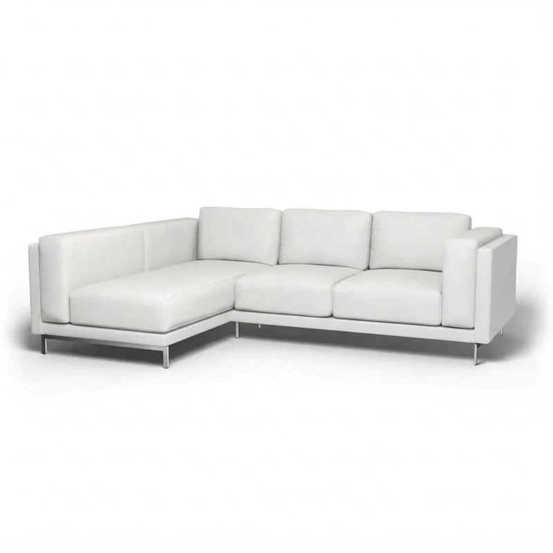 Nockeby 3-zits hoes met chaise longue links
