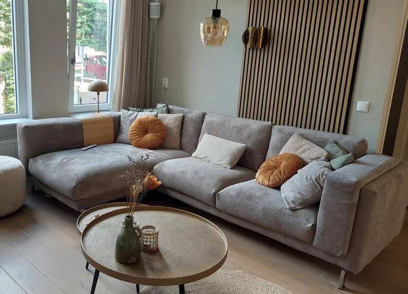 Nockeby 3-zits hoes met chaise longue links