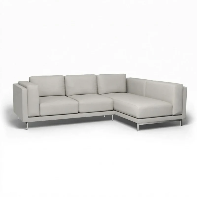 Nockeby 3-zits hoes met chaise longue rechts