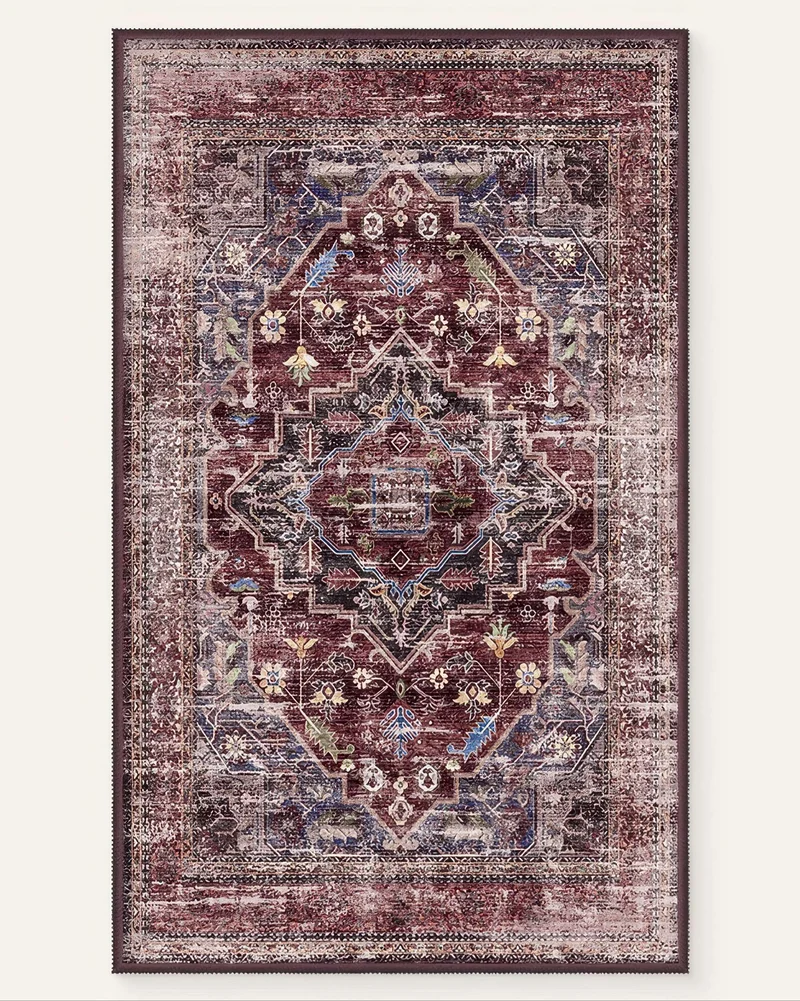 Diana's Garden Washable Area Rug