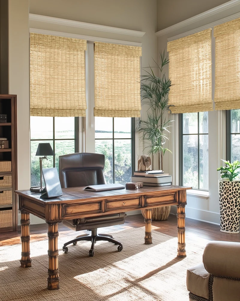 Rumi Jute Woven Shade - Cream