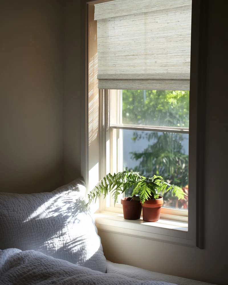 Mia Jute Woven Shade - Grey