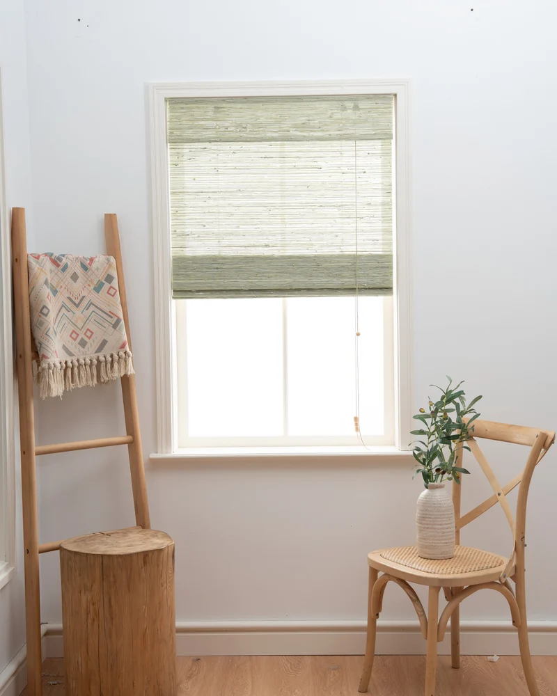 Mia Jute Woven Shade - Grey