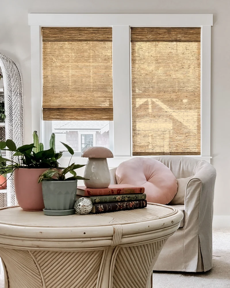 Mia Jute Woven Shade - Straw