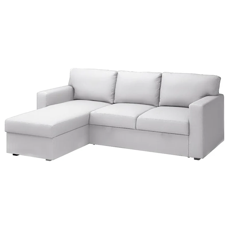 Bårslöv 3-zits Slaapbank met chaise longue rechts Hoes