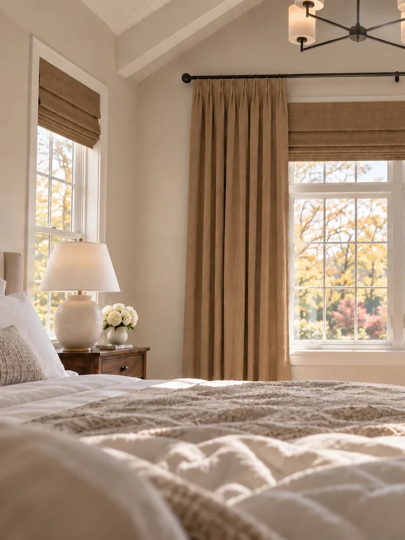 Victoria 4 Layers OEKO Heavyweight Soundproof Thermal 100% Blackout Linen Custom Curtain