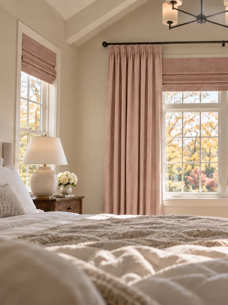 Victoria 4 Layers OEKO Heavyweight Soundproof Thermal 100% Blackout Linen Custom Curtain