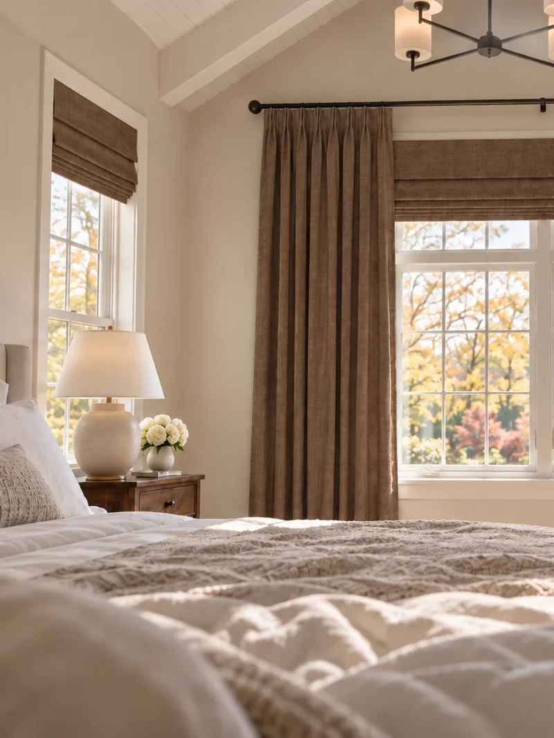 Victoria 4 Layers OEKO Heavyweight Soundproof Thermal 100% Blackout Linen Custom Curtain