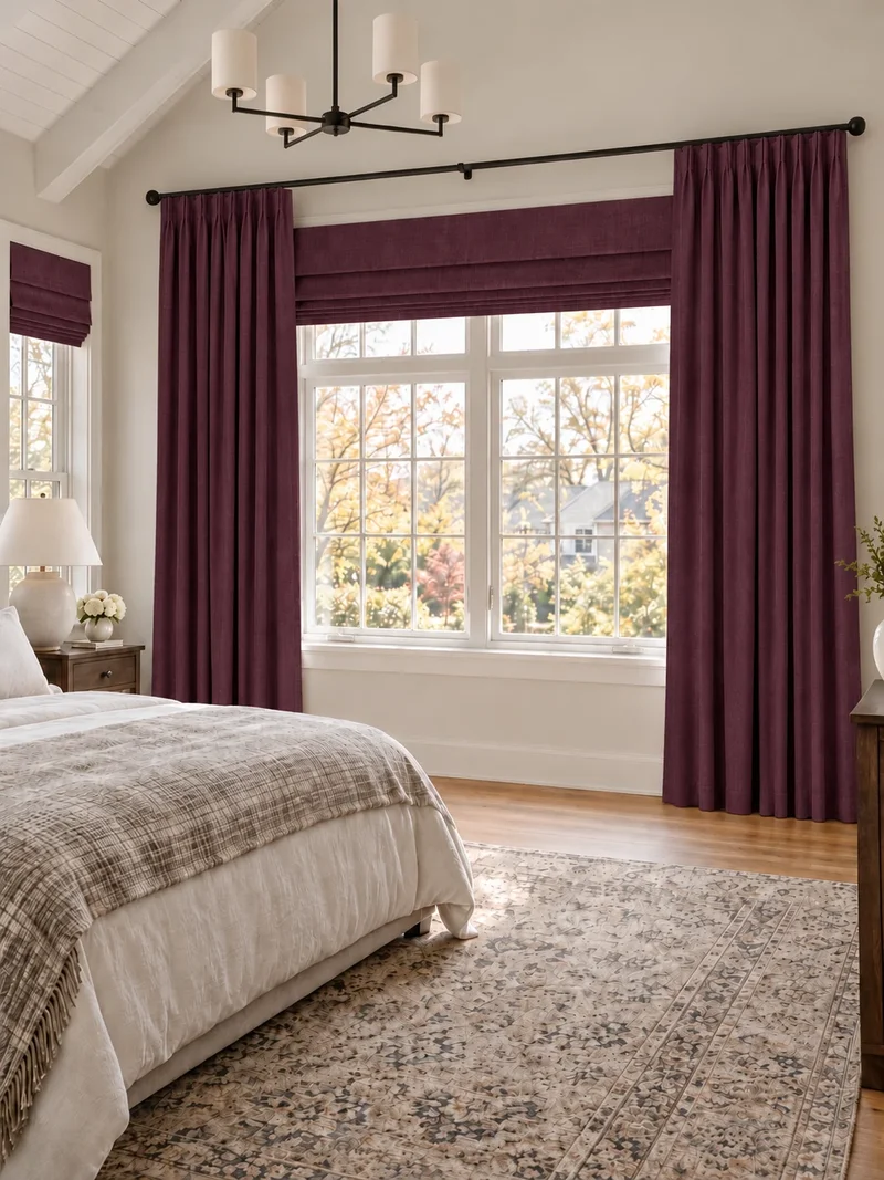 Victoria 4 Layers OEKO Heavyweight Soundproof Thermal 100% Blackout Linen Custom Curtain