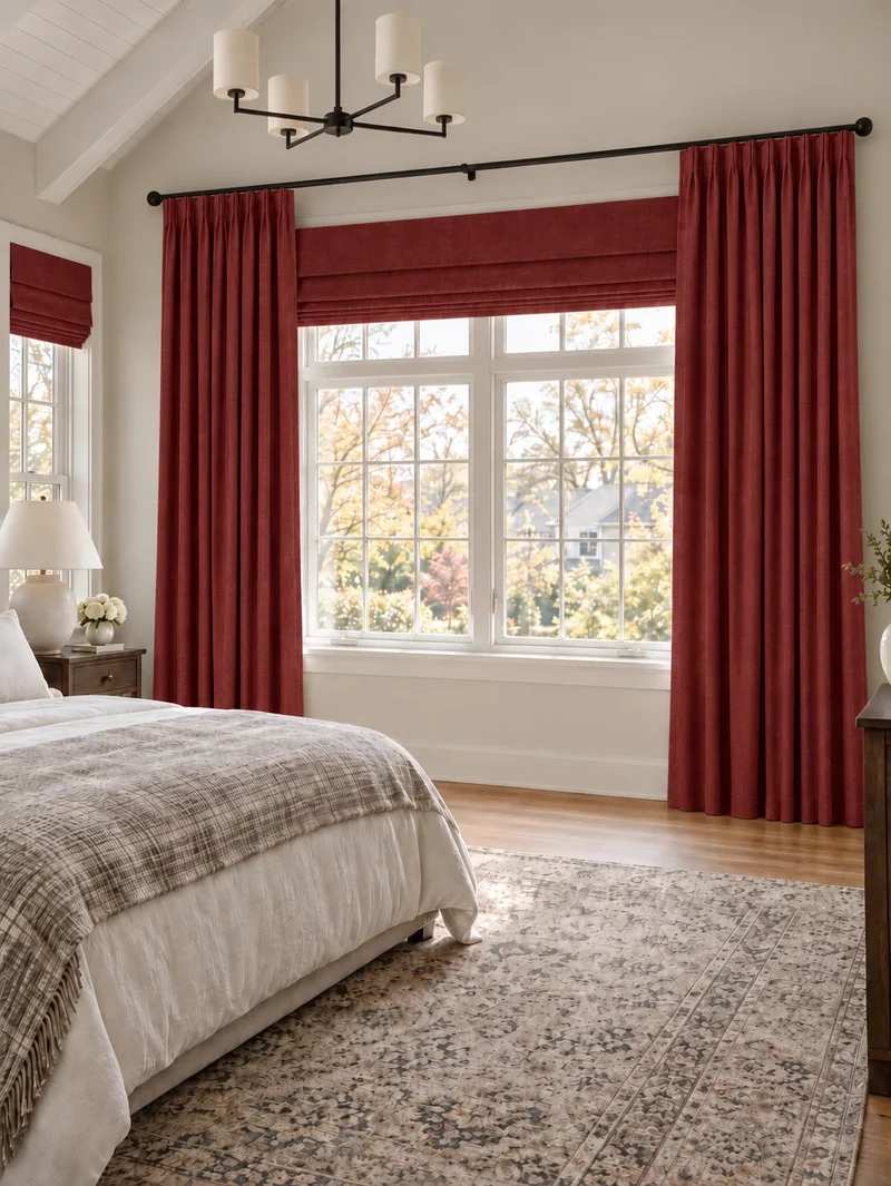 Victoria 4 Layers OEKO Heavyweight Soundproof Thermal 100% Blackout Linen Custom Curtain
