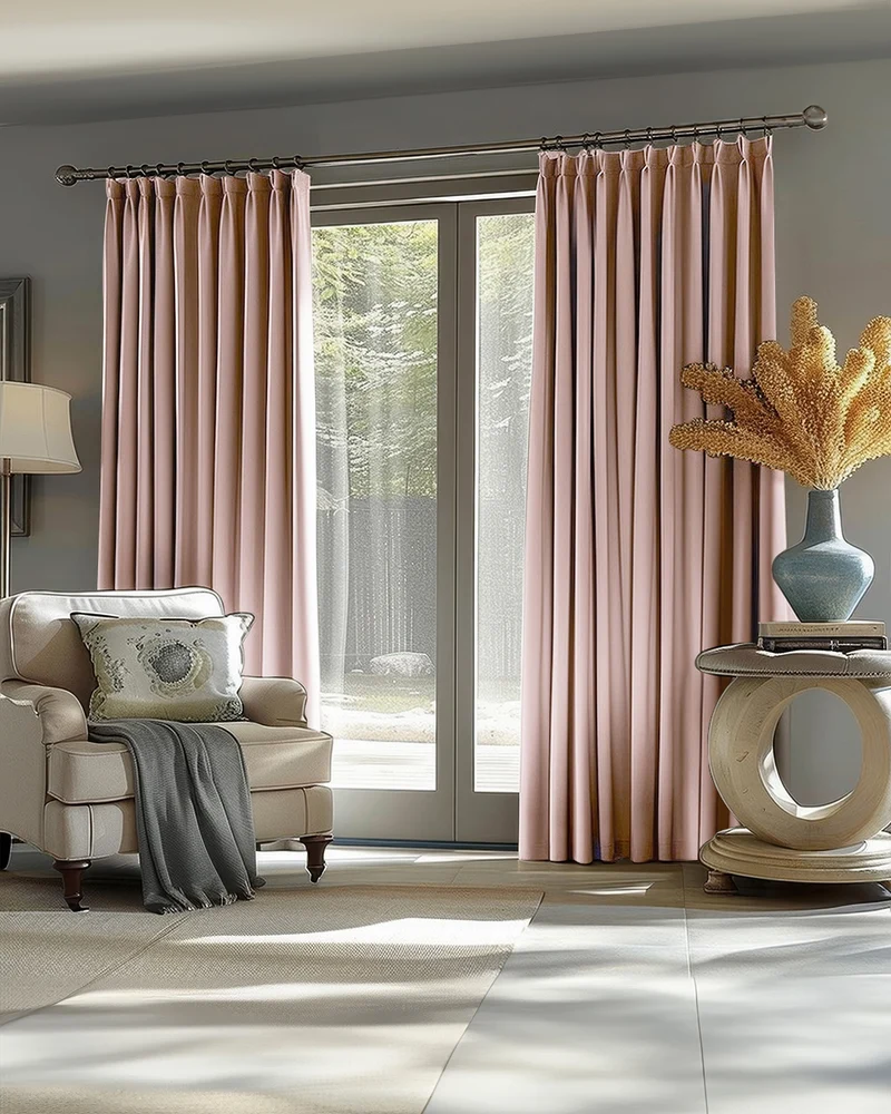 Victoria 100% Blackout OEKO Linen Look Heavyweight Custom Curtain