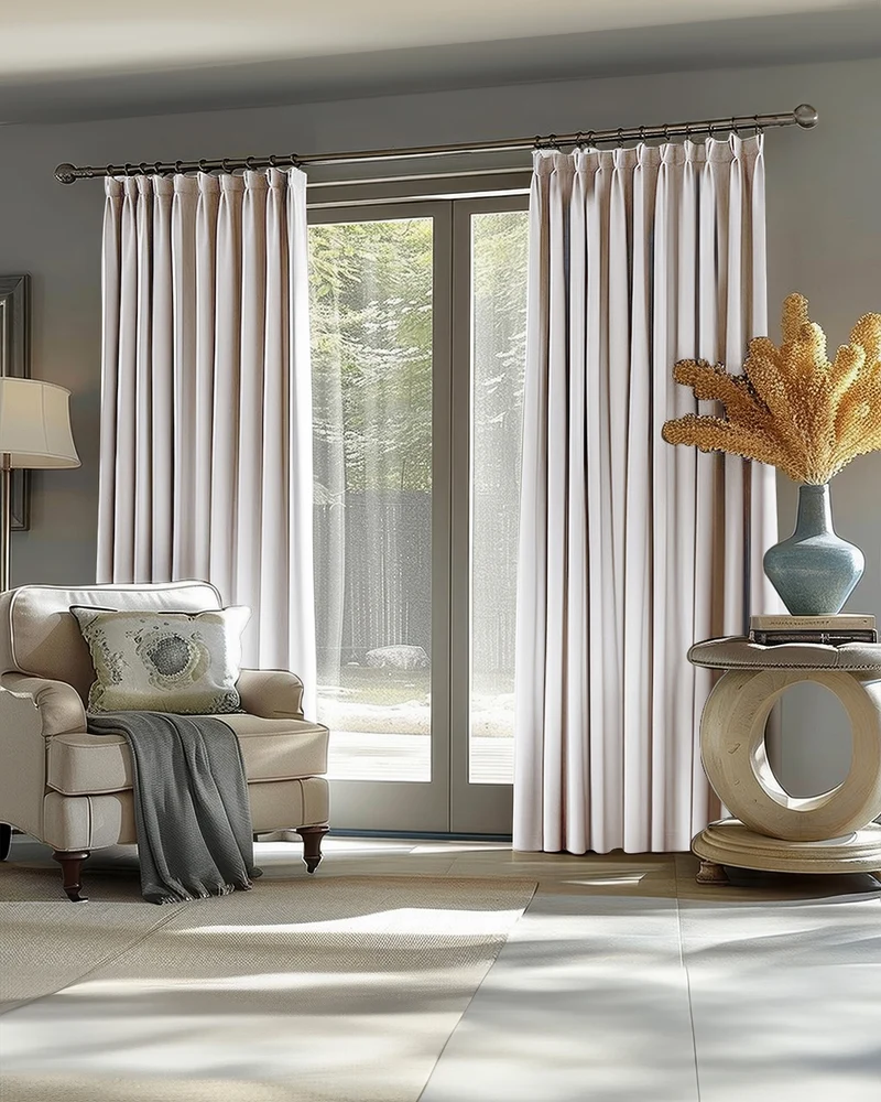 Victoria 100% Blackout OEKO Linen Look Heavyweight Custom Curtain