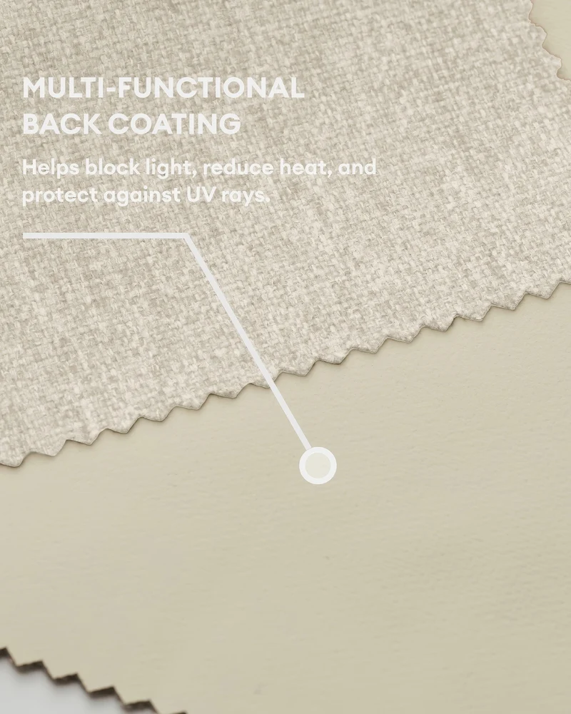 Victoria 100% Blackout OEKO Linen Look Heavyweight Custom Curtain