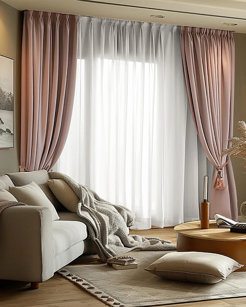 Victoria 100% Blackout OEKO Linen Look Heavyweight Custom Curtain