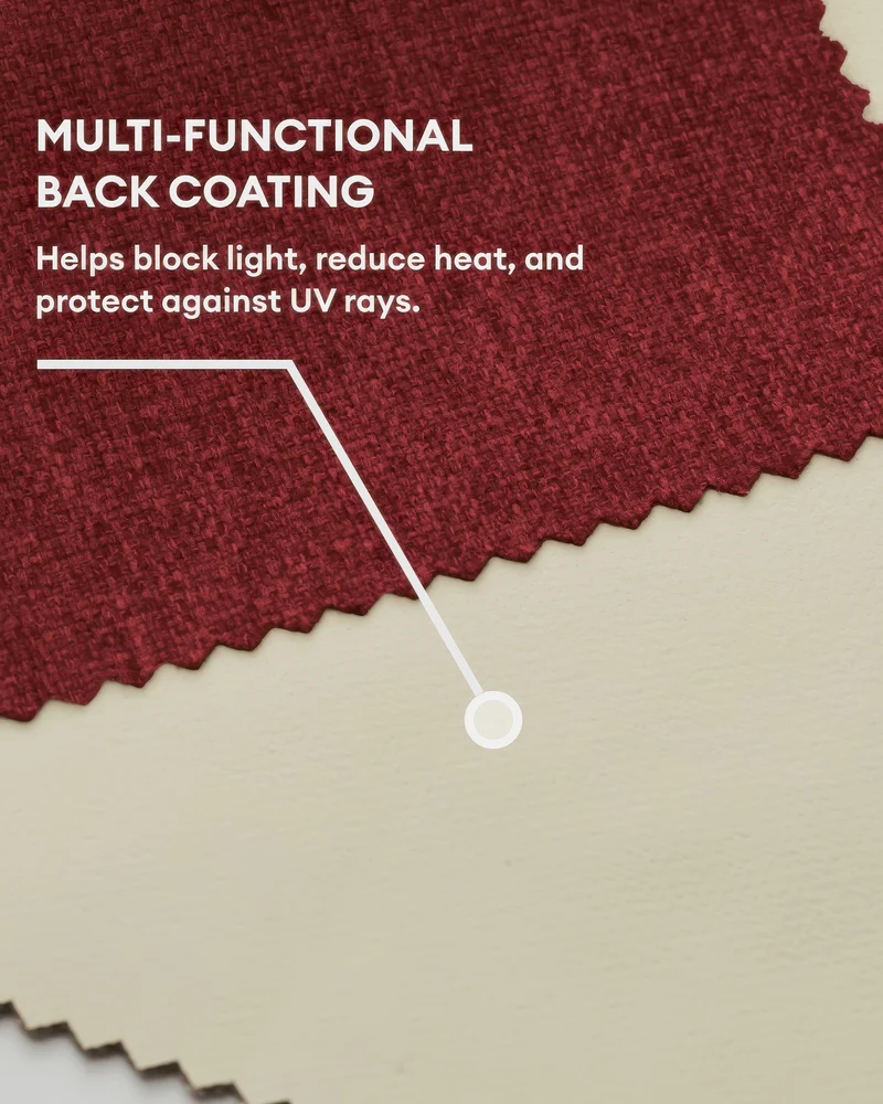 Victoria 100% Blackout OEKO Linen Look Heavyweight Custom Curtain