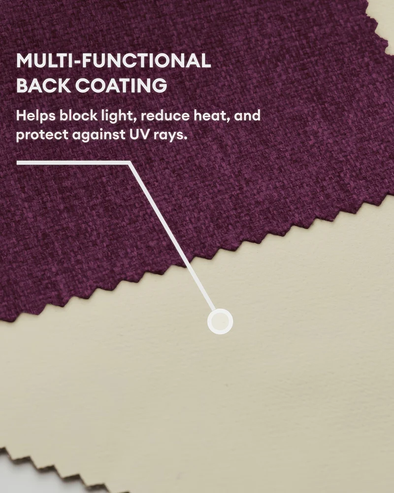 Victoria 100% Blackout OEKO Linen Look Heavyweight Custom Curtain