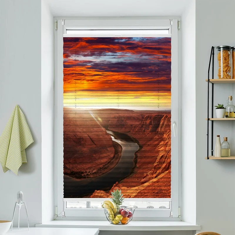 Wabenplissee Motiv "Grand Canyon"