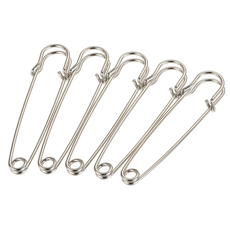 Safety Pins Large Metal Sewing Pins for Office, Home