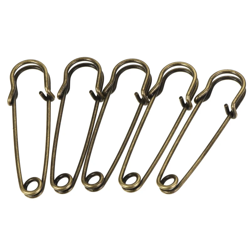 Safety Pins Large Metal Sewing Pins for Office, Home