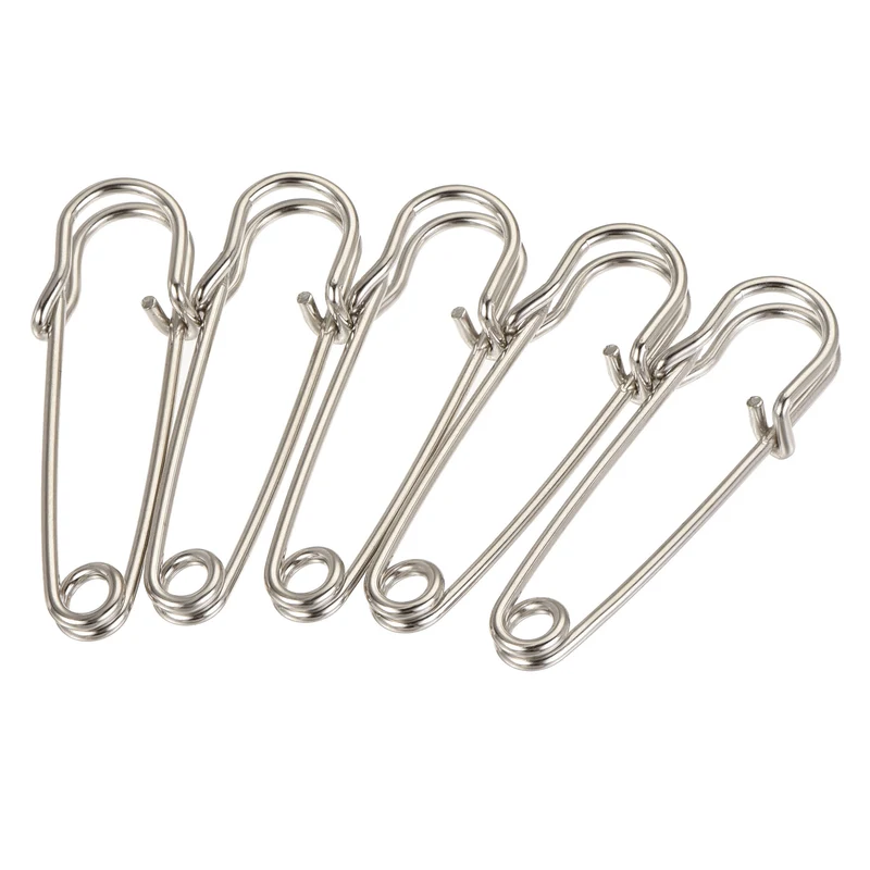Safety Pins Large Metal Sewing Pins for Office, Home