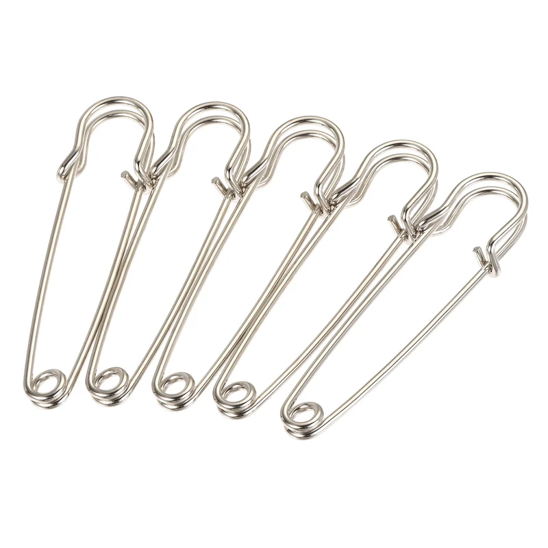 Safety Pins Large Metal Sewing Pins for Office, Home