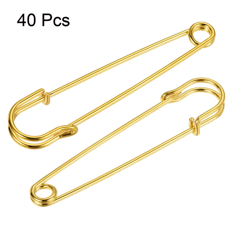 Safety Pins Large Metal Sewing Pins for Office, Home