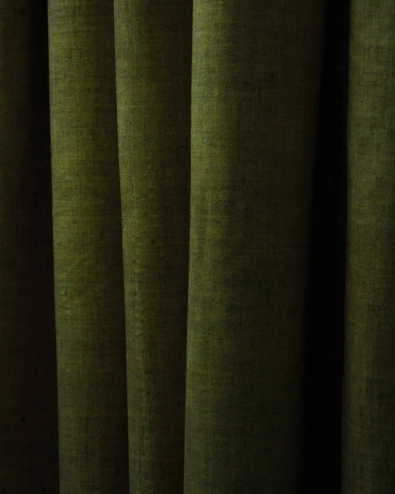 Jazlynn Linen Pattern Velvet Heavyweight Fabric Swatches