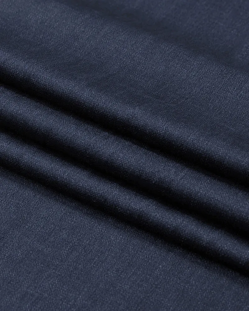 Jazlynn 4 Layers Linen Patterned Velvet Heavyweight Soundproof Custom Curtain
