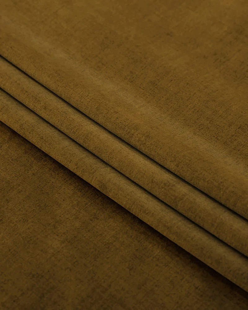 Jazlynn 4 Layers Linen Patterned Velvet Heavyweight Soundproof Custom Curtain