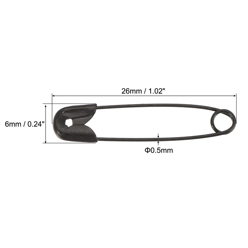 Safety Pins Metal Sewing Pins, with Box for Office, Home