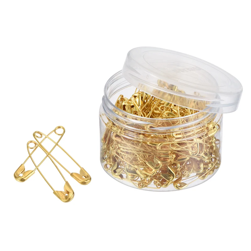 Safety Pins, Metal, Sewing Pins with Box for Office Home