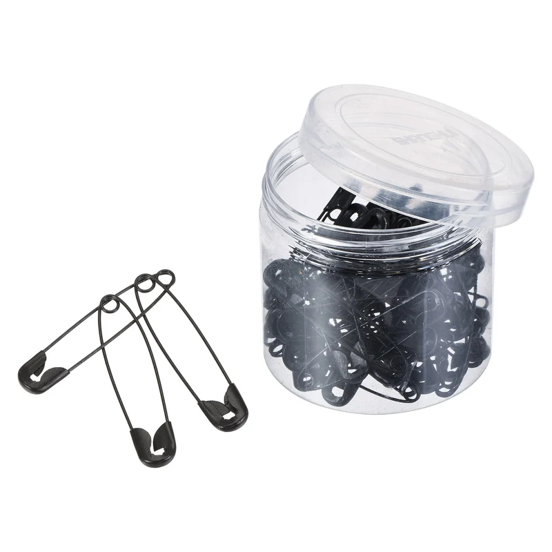 Safety Pins Metal Sewing Pins with Box for Office, Home