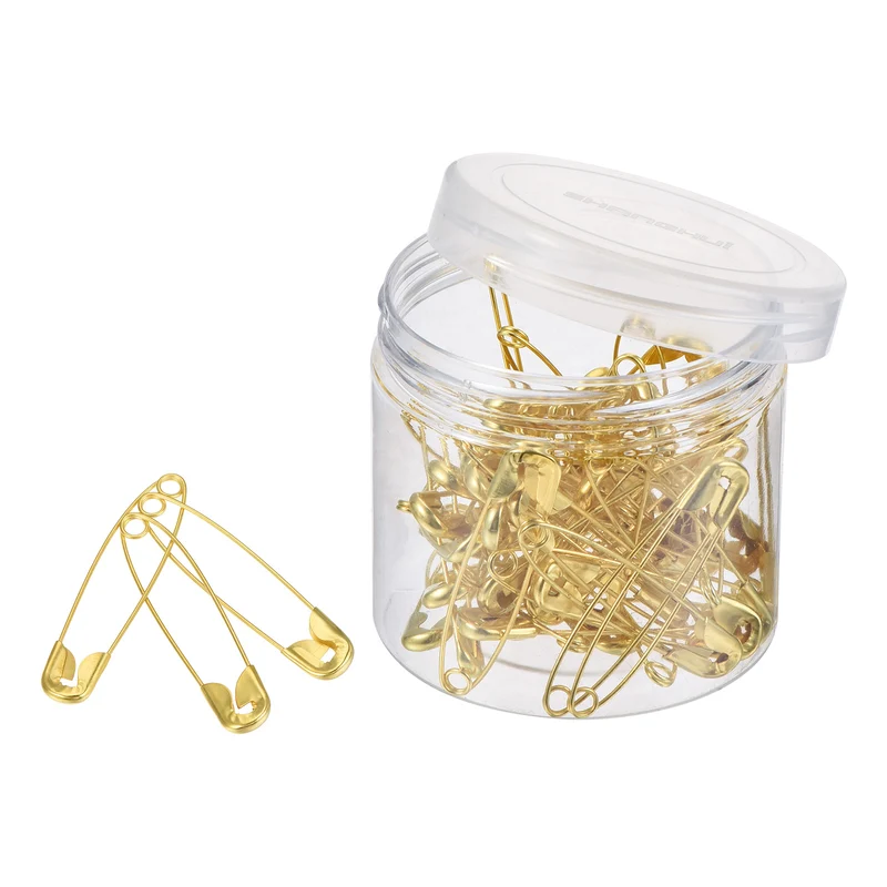 Safety Pins Metal Sewing Pins with Box for Office, Home