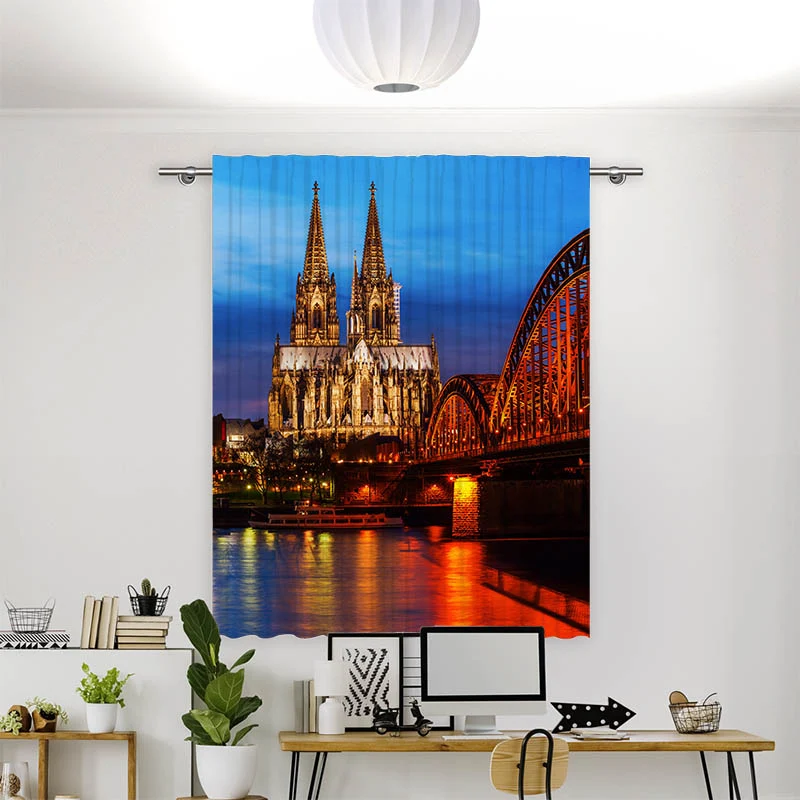 Vorhang Motiv "Koelner Dom"