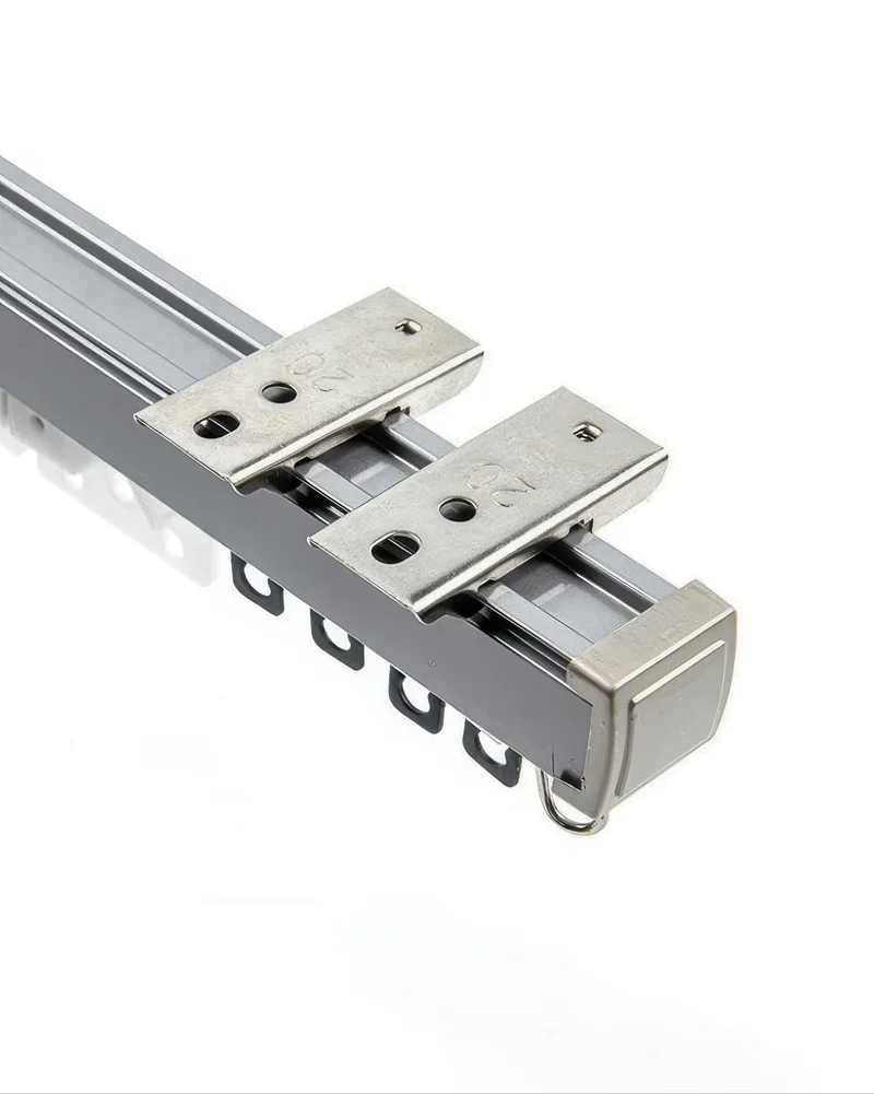 Heavy Duty Metal Curtain Track with Magnetic Closing