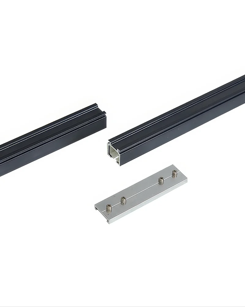 Heavy Duty Metal Curtain Track with Magnetic Closing