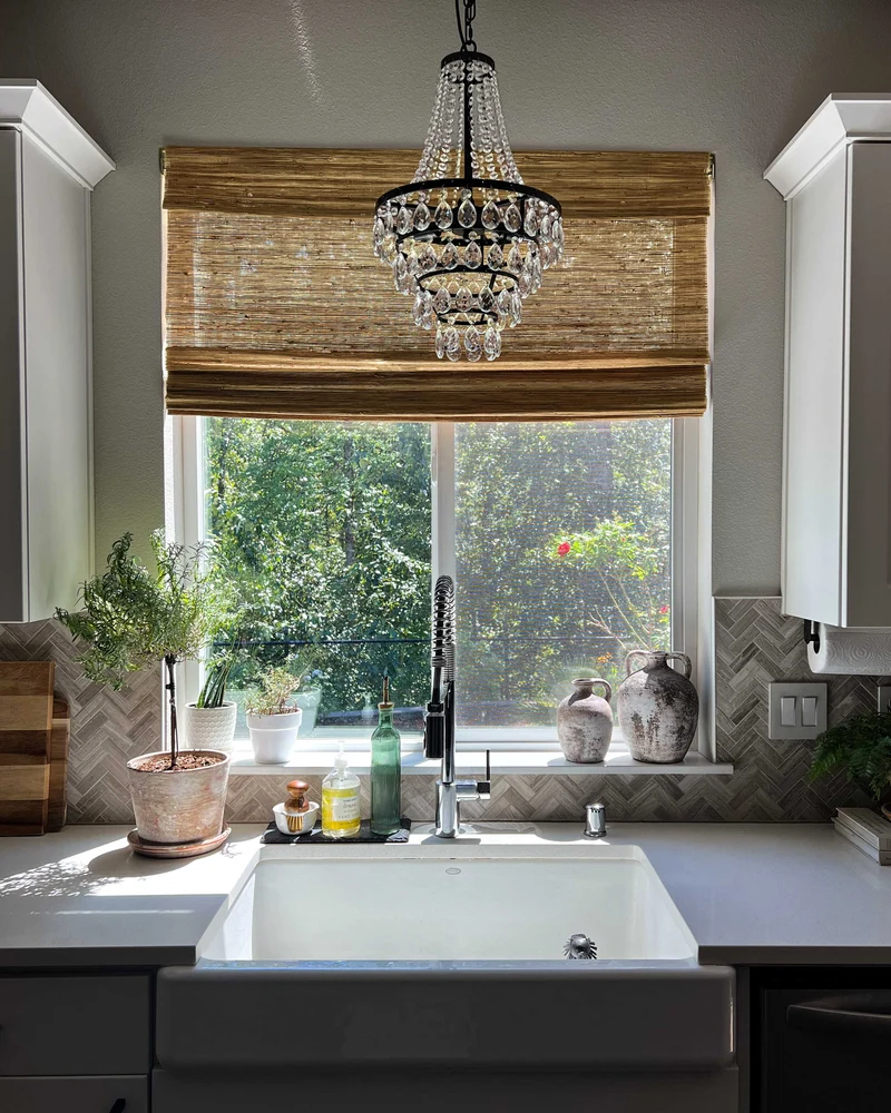 Mia Jute Woven Shade - Sand
