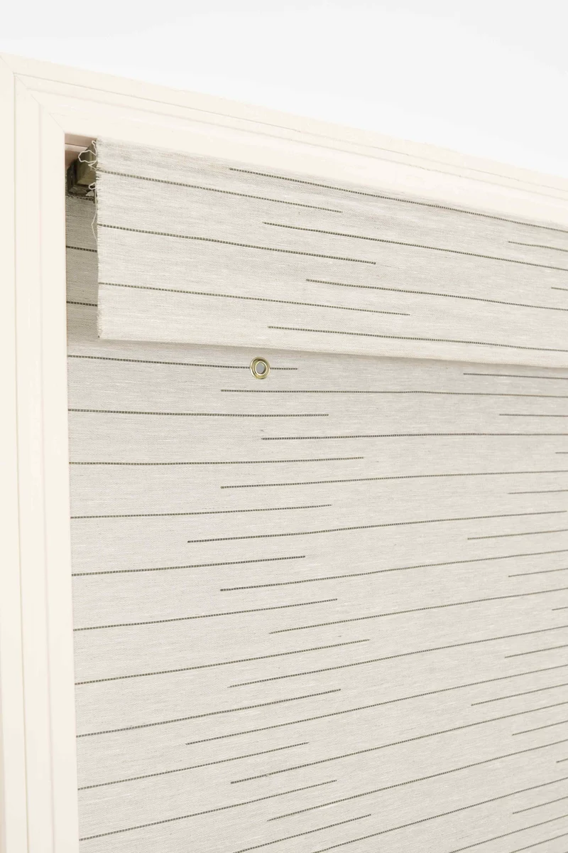 Kaia Linen Bamboo Woven Shade - White