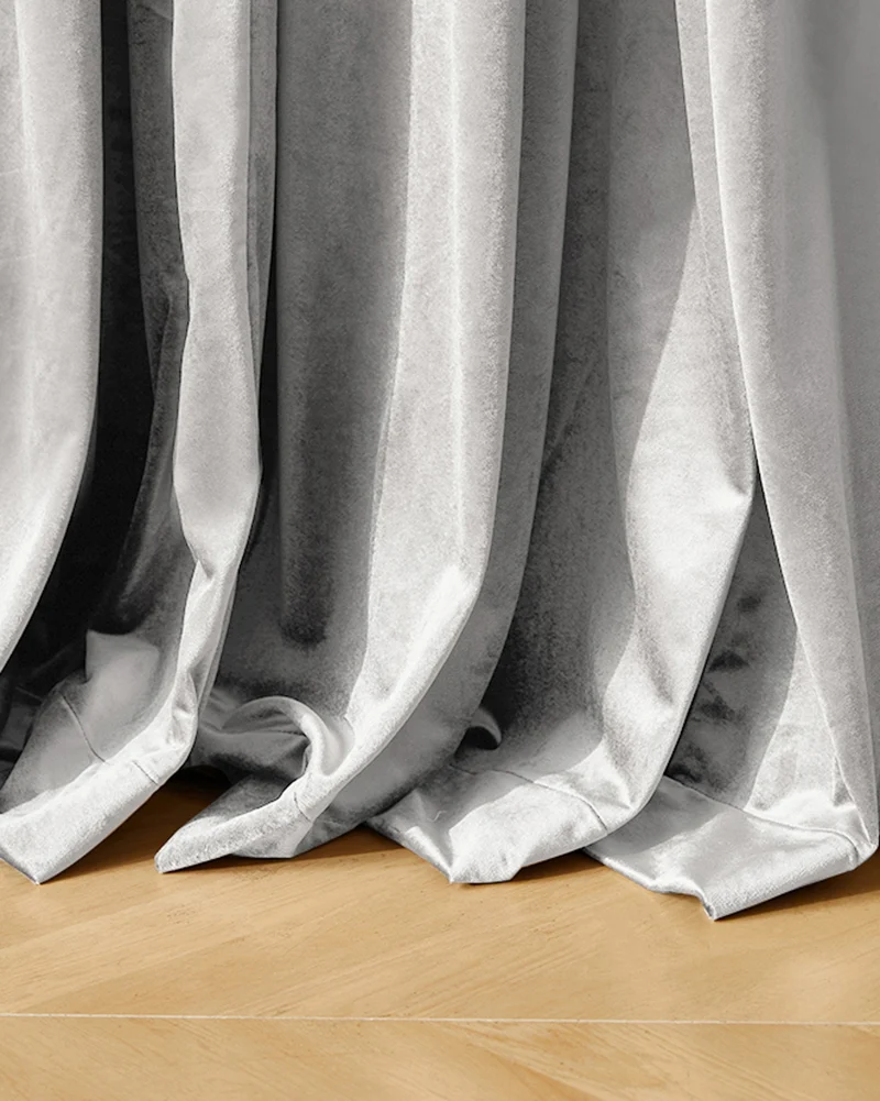 Moonlit Velvet Custom Curtain