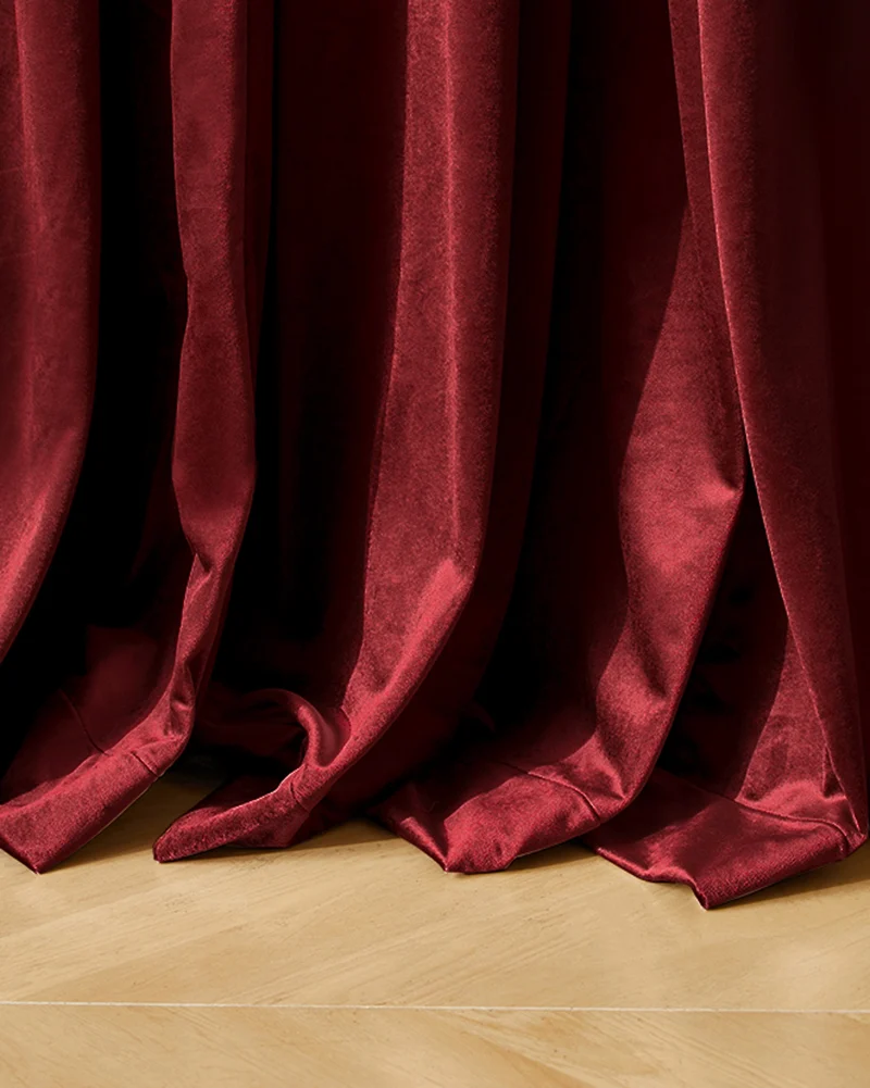 Moonlit Velvet Custom Curtain