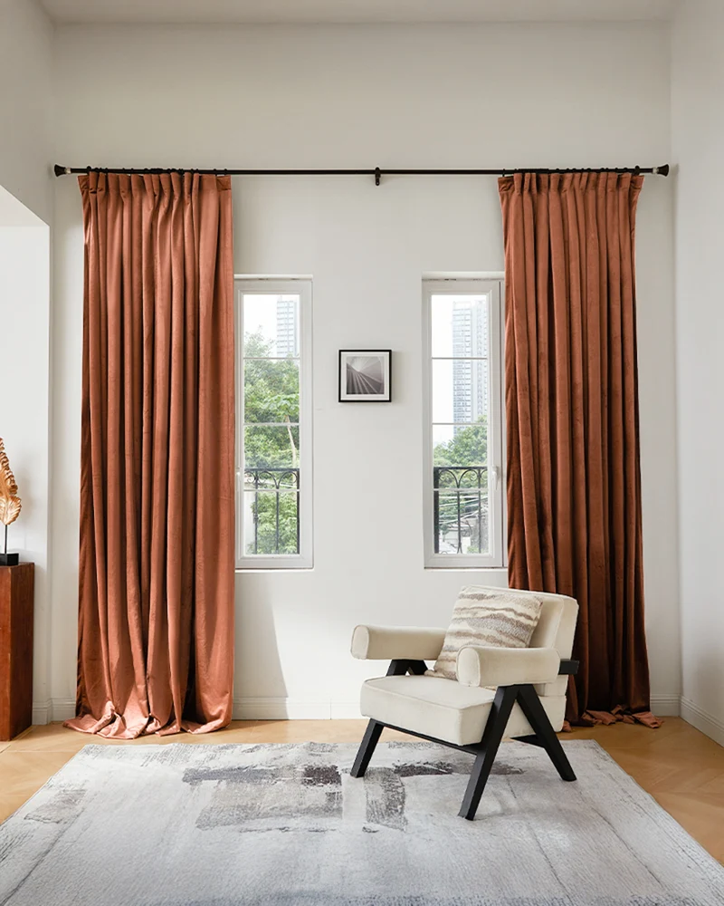 Moonlit Velvet Custom Curtain