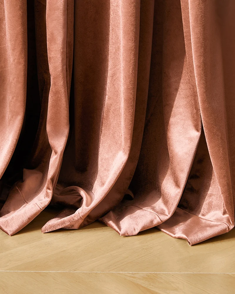 Moonlit Velvet Custom Curtain
