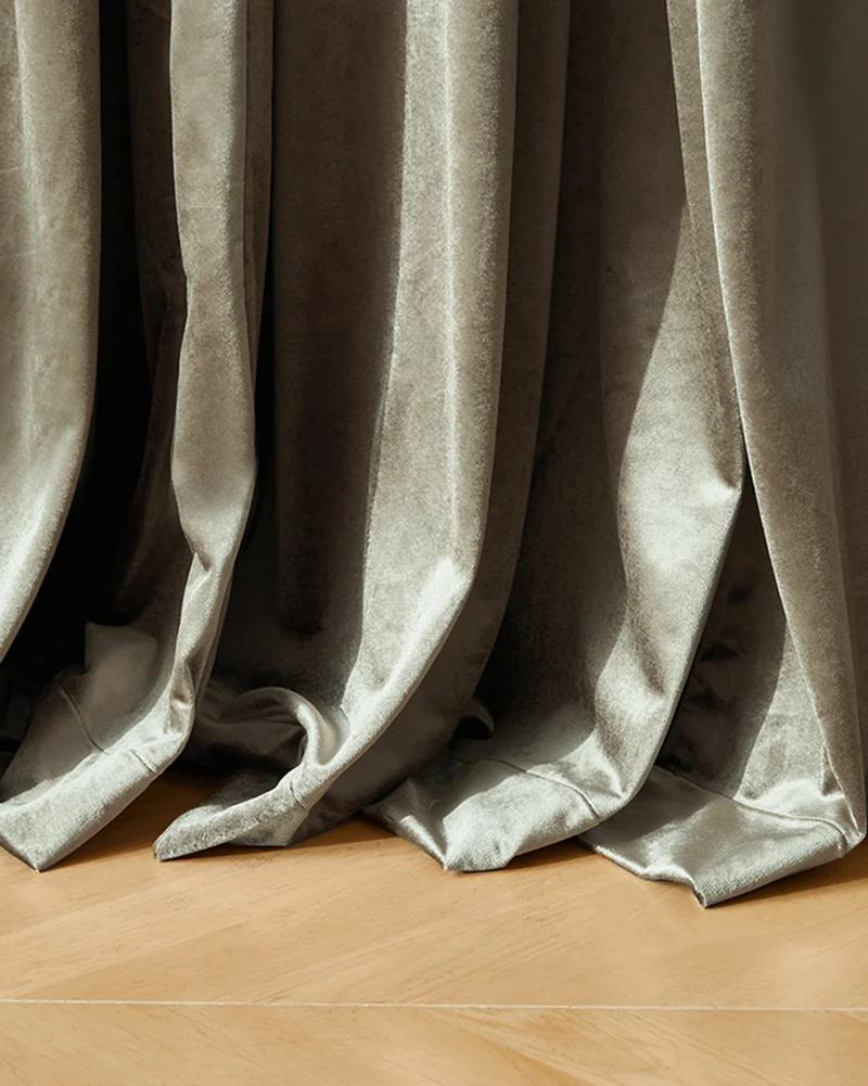 Moonlit Velvet Custom Curtain