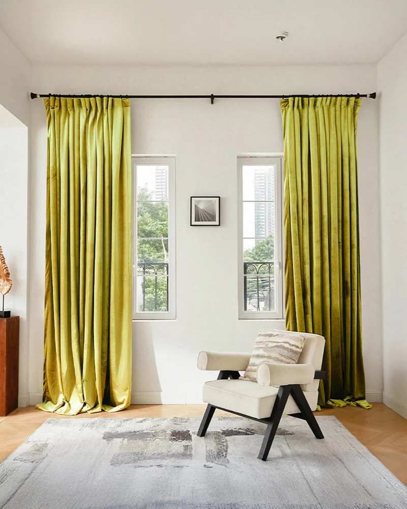 Moonlit Velvet Custom Curtain