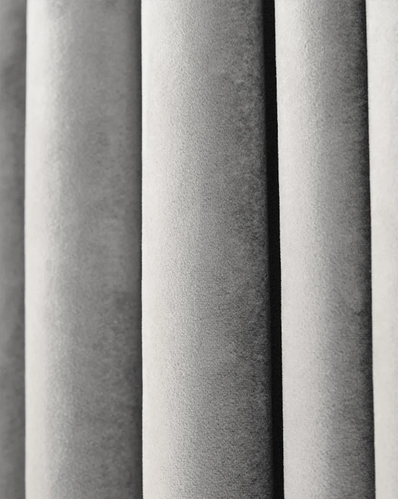 Moonlit 4 Layers Heavyweight Soundproof Thermal 100% Blackout Velvet Custom Curtain