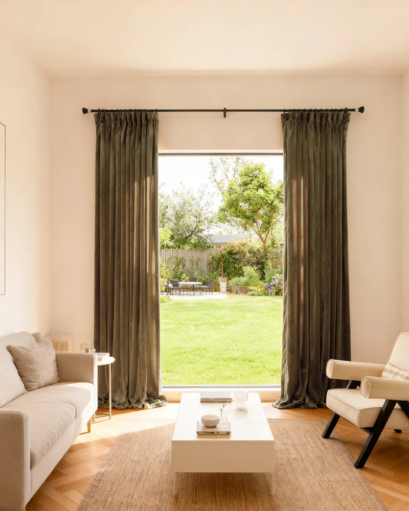 Moonlit 4 Layers Heavyweight Soundproof Thermal 100% Blackout Velvet Custom Curtain